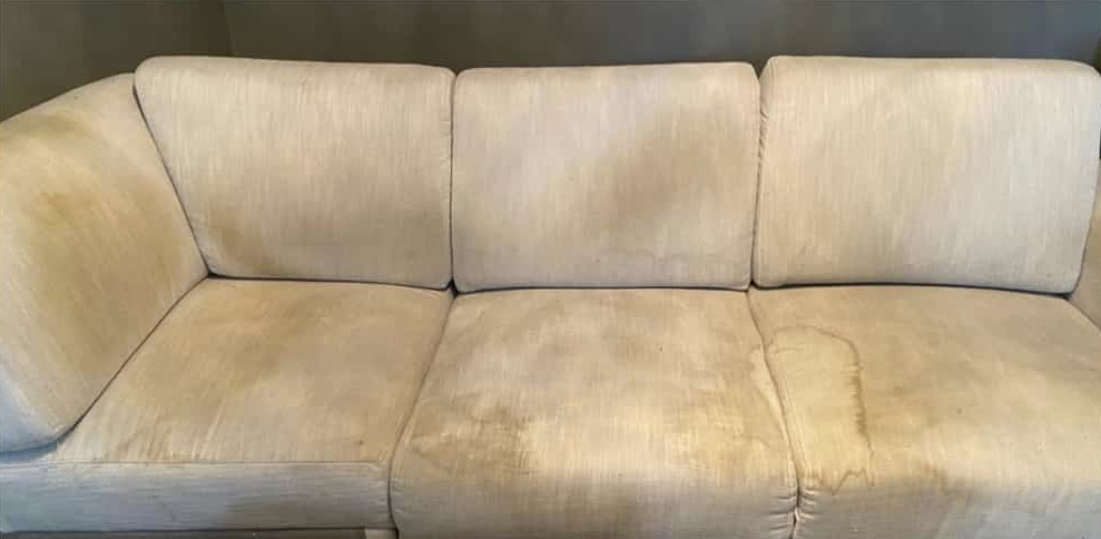 Πριν — καναπές